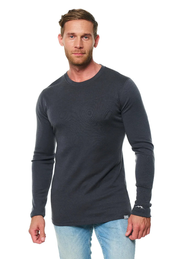 Men's Merino Long Sleeve Shirt 260 Iron Grey