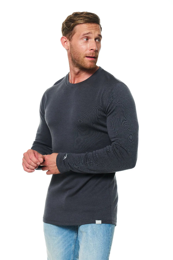 Men's Merino Long Sleeve Shirt 260 Iron Grey