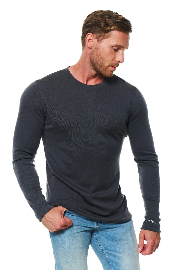 Men's Merino Long Sleeve Shirt 260 Iron Grey