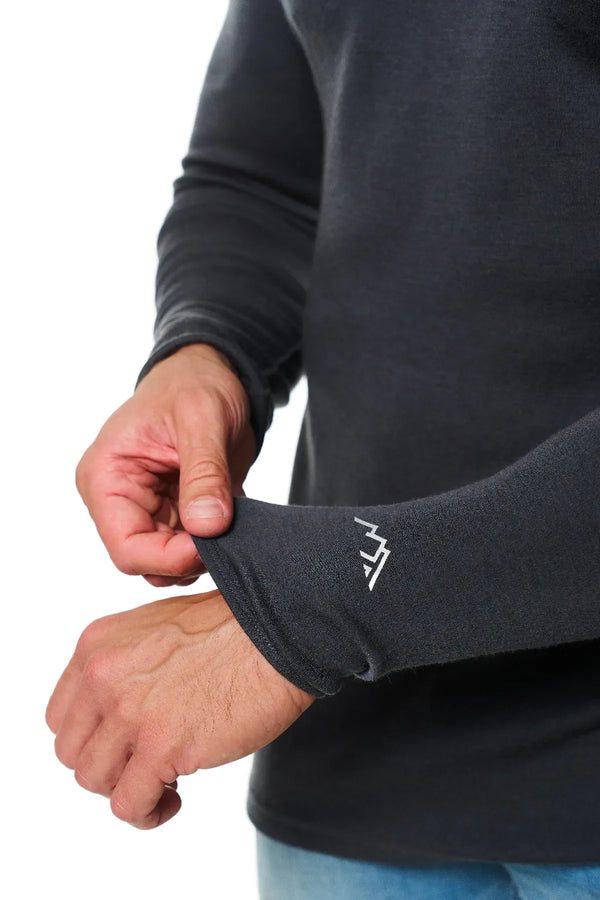 Men's Merino Long Sleeve Shirt 260 Iron Grey