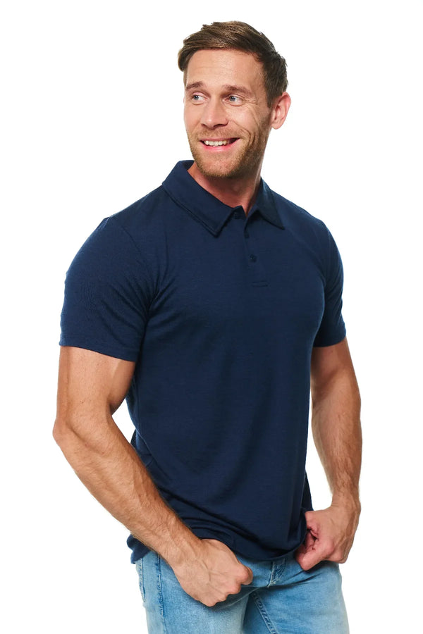 Men's Merino Polo 165 Midnight Navy