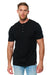 Men's Merino Wool Henley T-shirt 170 Black