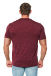 Men's Merino Wool Henley T-shirt 170 Burgundy