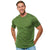 Henley-T-Shirt aus Merinowolle für Herren 170 Olivgrün