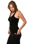 Women's Merino Wool Tank Top Black