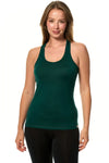 Women's Merino Wool Tank Top Forest Green