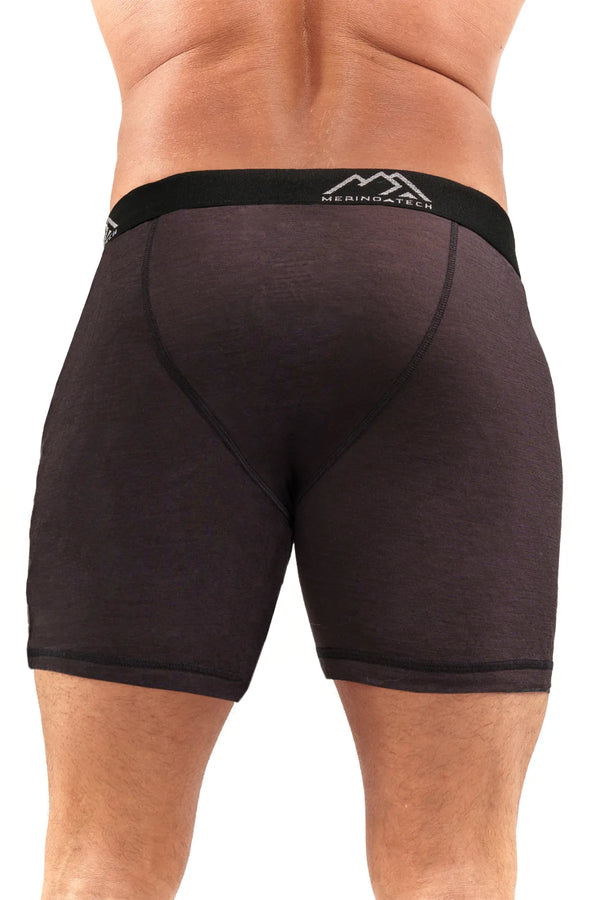 Herren Merino Boxershorts 120 Anthrazit (1er Pack)