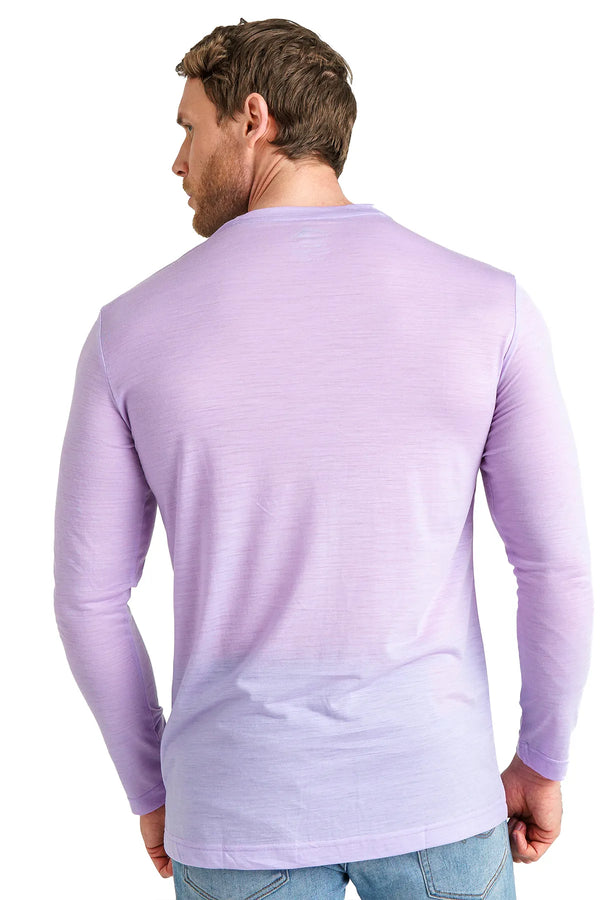 Men's Merino Long Sleeve 170 Light Purple