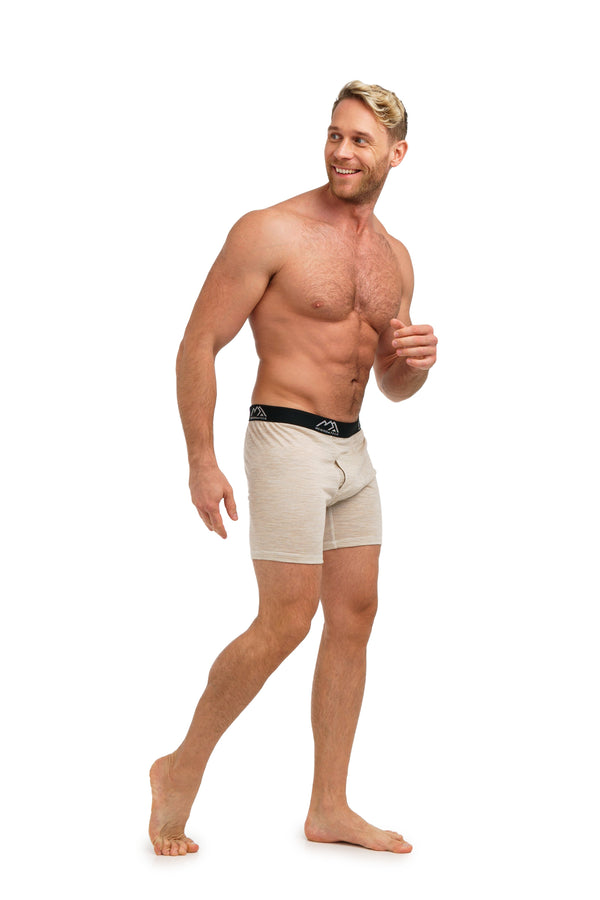Men's Merino Boxers 170 Oatmeal (1 pack)