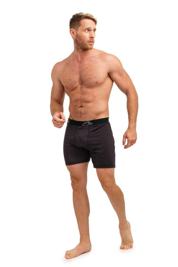 Herren Merino Boxershorts 120 Anthrazit (1er Pack)
