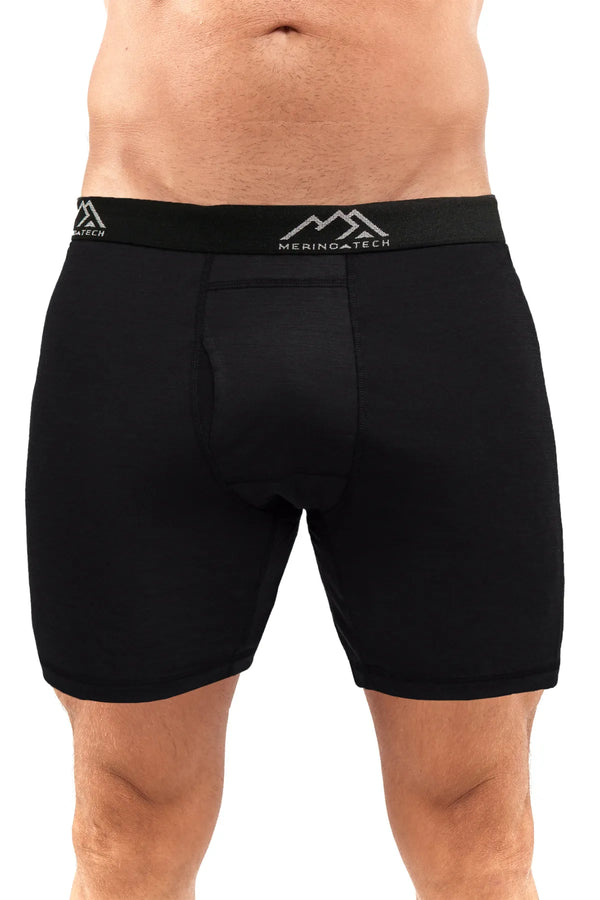 Men's Merino Boxers 150 Black (1 Pack)