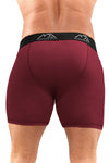 Herren Merino Boxershorts 170 Brief Burgunderrot