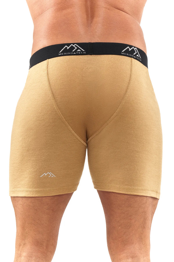 Men's Merino Boxers 170 Brief Camel (1 pack)