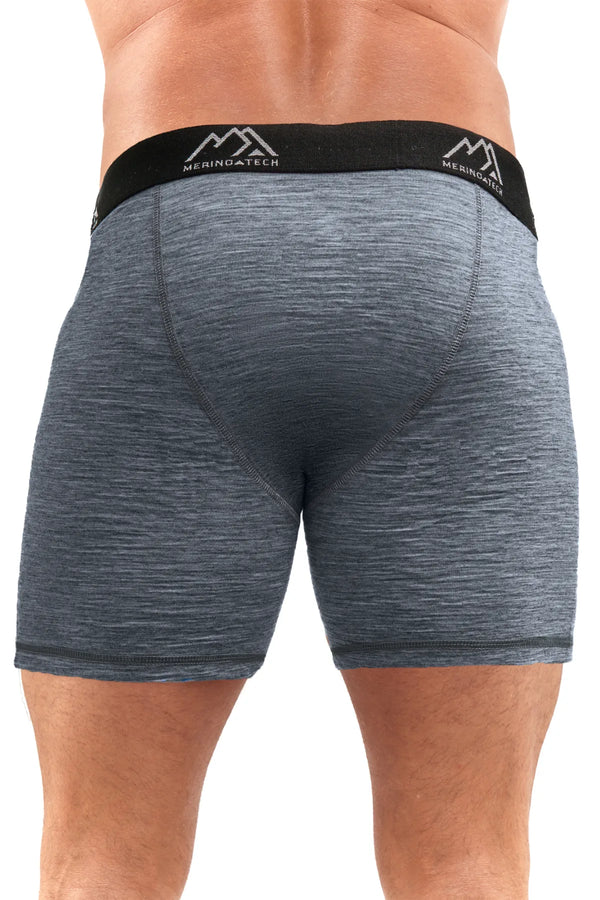 Men's Merino Boxers 170 Iron Extra Long (1 pack)