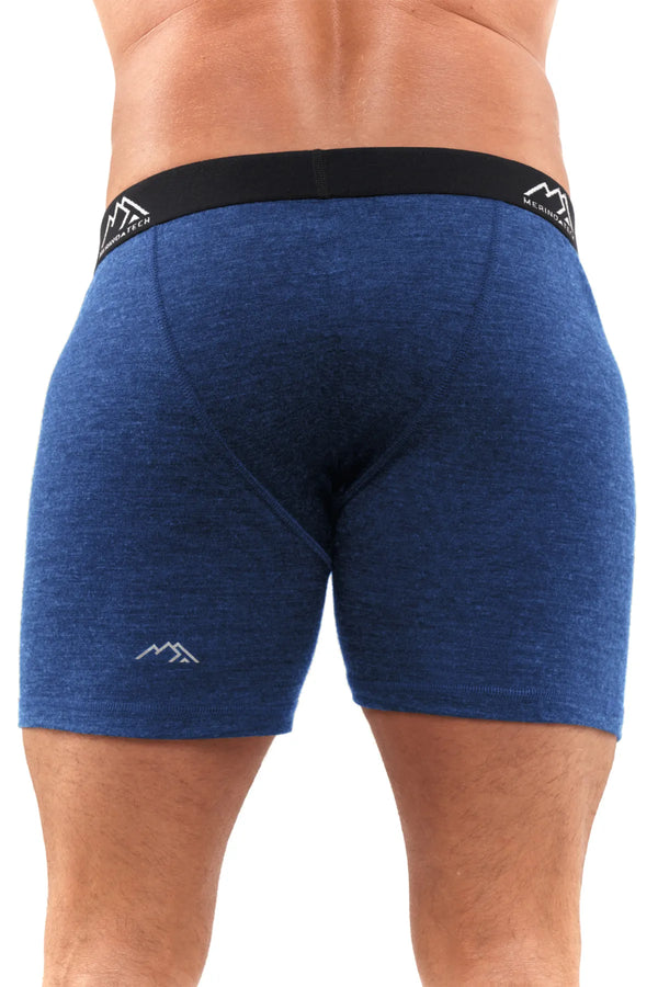 Herren Merino Boxershorts 170 Brief Windsor Blue (1er Pack)