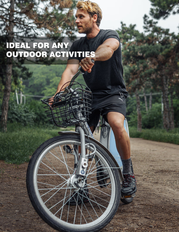 Merino Wool Hiking Socks - (Pack of 2) Blue Sky