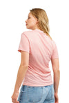 Women's Merino T-shirt 165 Baby Pink | V-Neck