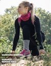 Merino Wool Hiking Socks - (Pack of 2) Santorini