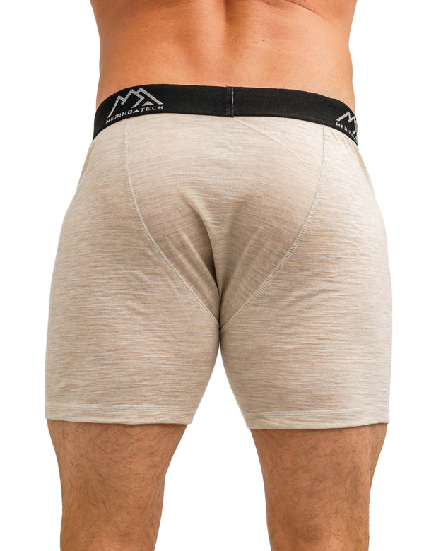 Men's Merino Boxers 170 Oatmeal (1 pack)