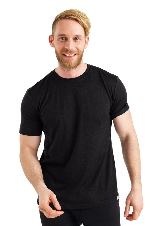 Men's Merino T-shirt 165 Heathered Black