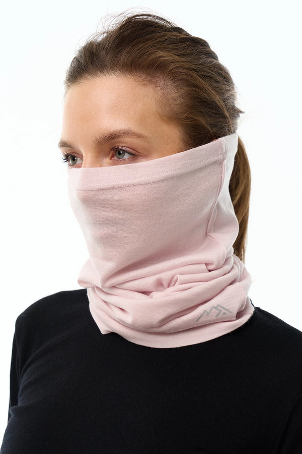 Merino Halstuch 165 Graumeliert