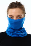 Merino Halstuch 165 Himmelblau