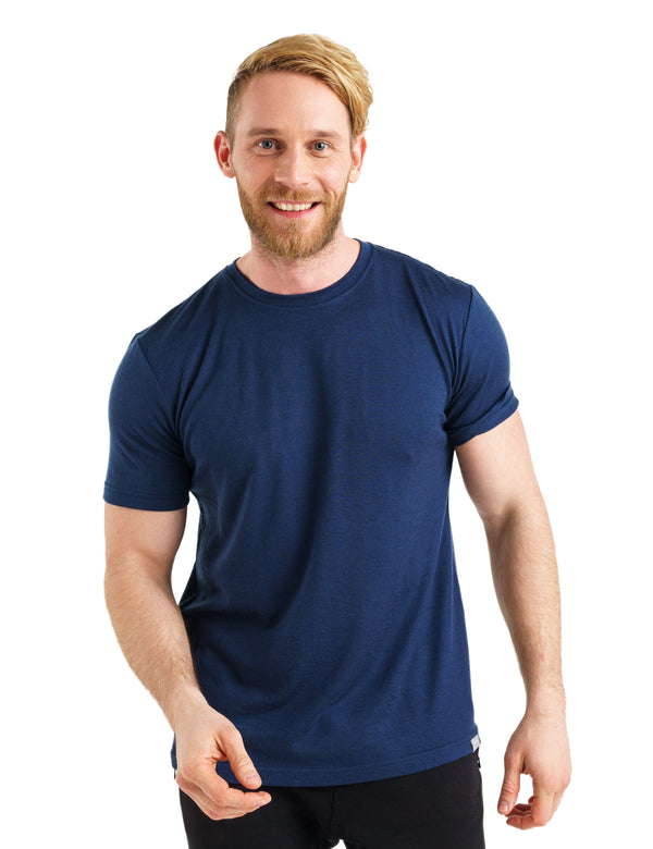Herren Merino T-Shirt 165 Navy