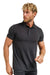 Men's Merino Polo 165 Melange Black