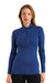 Merino Half Zip Langarmshirt 250 Windsor Blue für Damen