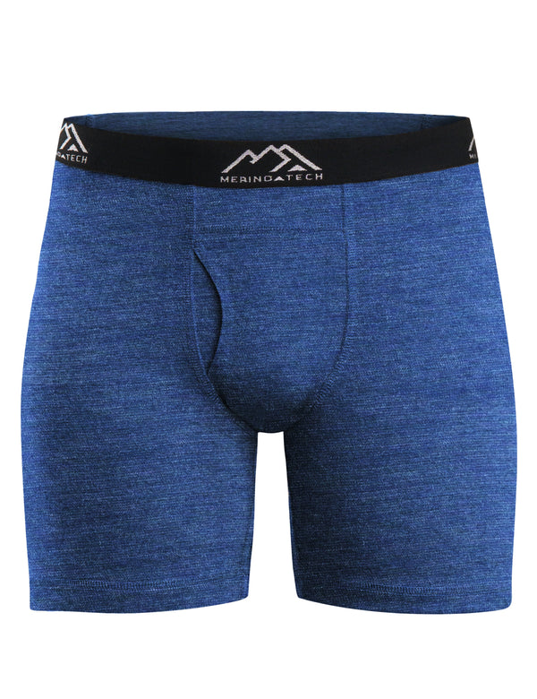 Herren Merino Boxershorts 170 Brief Windsor Blue (1er Pack)