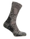Merino Wool Hiking Socks - (Pack of 2) Melange Black