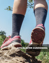 Merino Wool Hiking Socks - (Pack of 2) Santorini