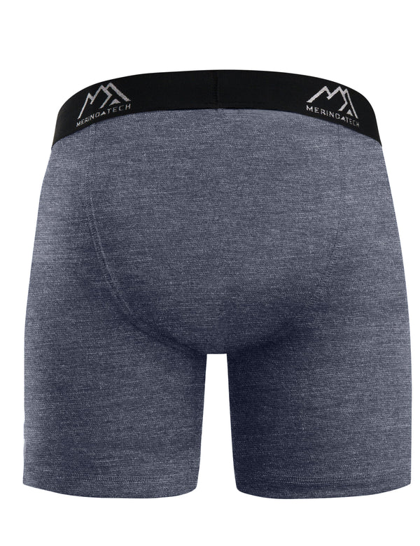 Men's Merino Boxers 170 Navy Grey (1 pack)