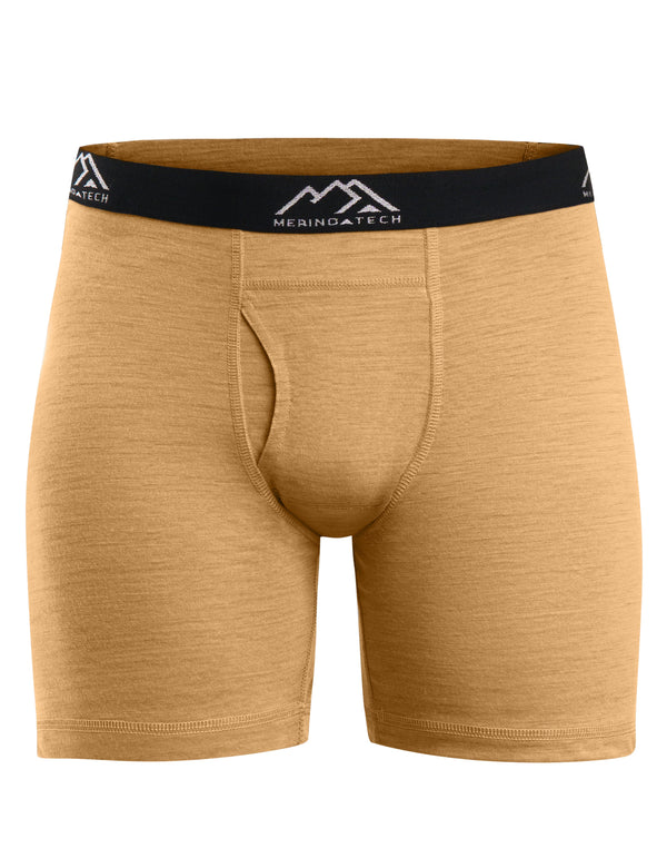 Men's Merino Boxers 170 Brief Camel (1 pack)