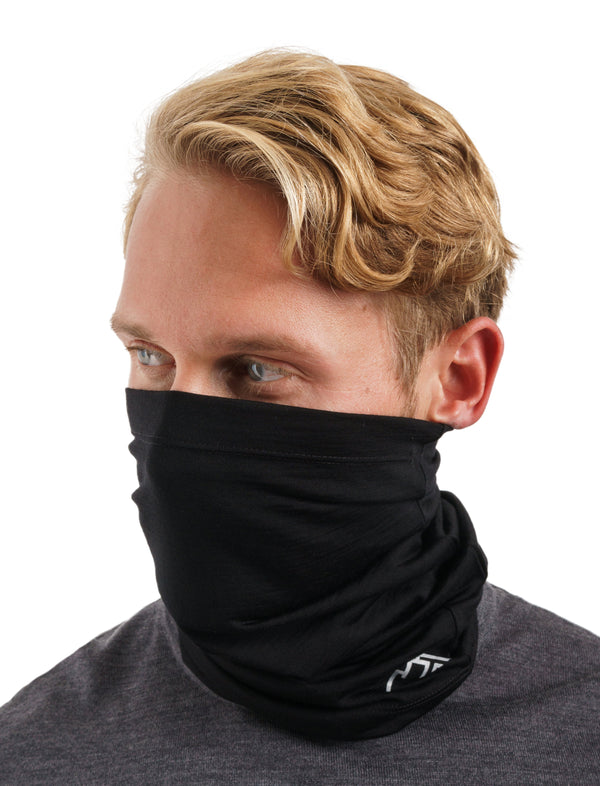 Merino Halstuch 165 Schwarz