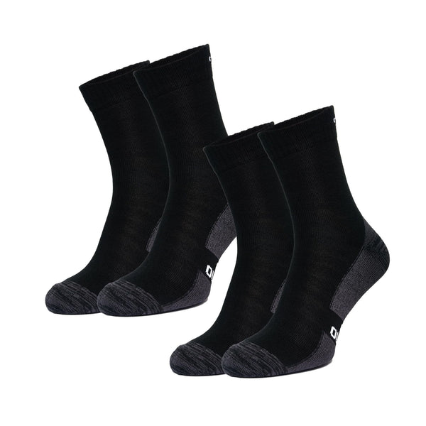 Laufsocken aus Merinowolle - (2er-Pack) Zobelschwarz