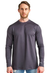 Men's Merino Long Sleeve Shirt 260 Dark Charcoal
