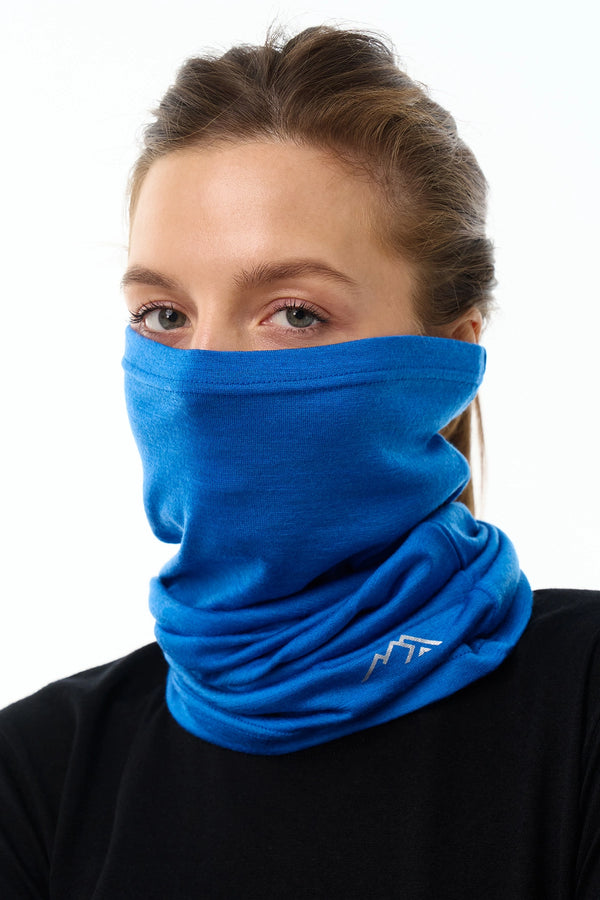 Merino Halstuch 165 Himmelblau