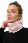 Merino Halstuch 165 Graumeliert