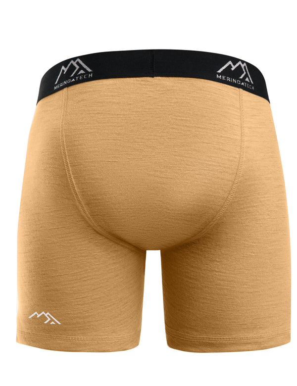 Men's Merino Boxers 170 Brief Camel (1 pack)