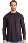 Men's Merino Long Sleeve 170 Dark Navy Weaved