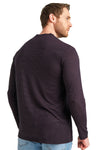 Men's Merino Long Sleeve 170 Dark Navy Weaved