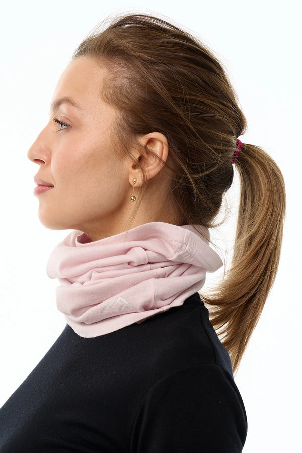 Merino Halstuch 165 Graumeliert