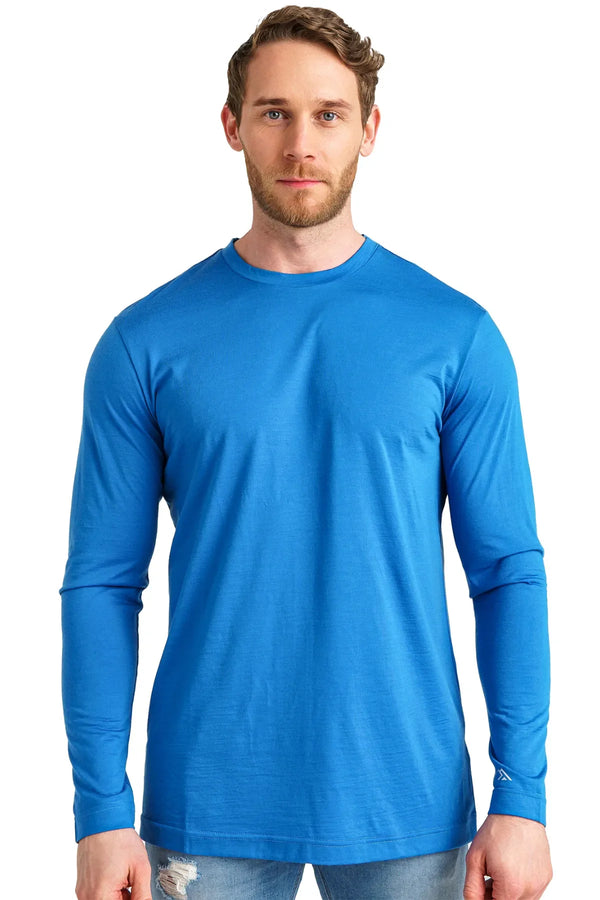 Men's Merino Long Sleeve 170 Sky Blue