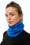 Merino Halstuch 165 Himmelblau