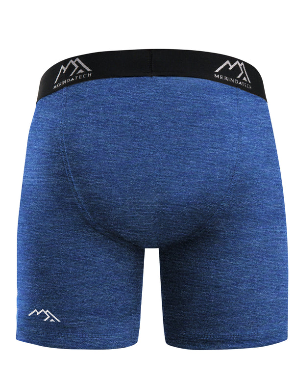 Herren Merino Boxershorts 170 Brief Windsor Blue (1er Pack)