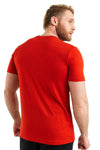 Men's Merino T-shirt Maroon Red