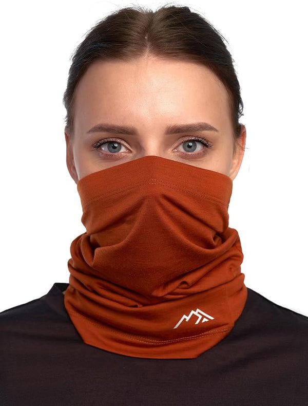 Merino Halstuch 165 Karottenorange
