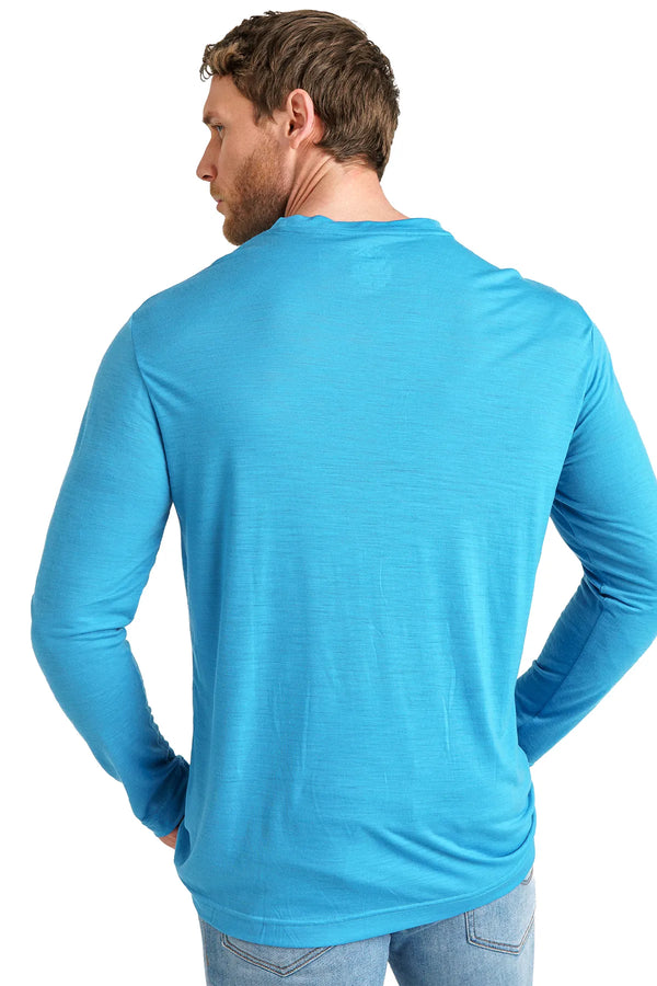 Men's Merino Long Sleeve 170 Brilliant Blue