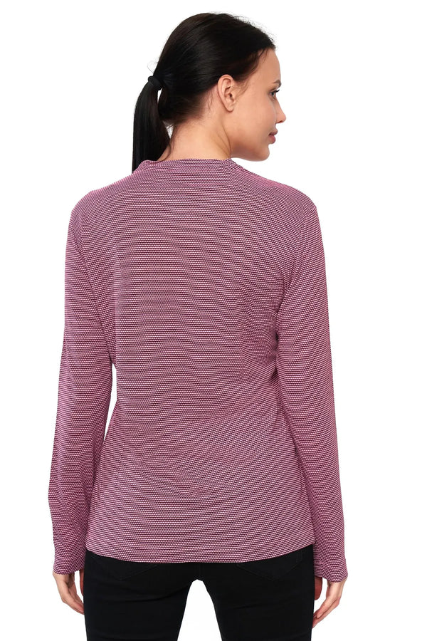 Women's Merino Long Sleeve 170 Orchid Weaved